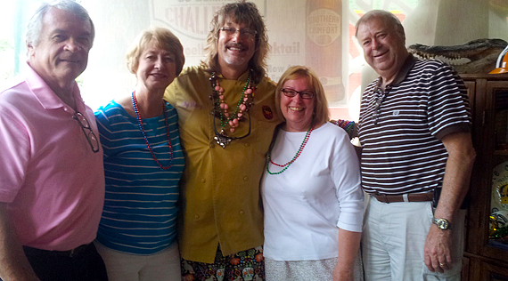 Dick Lefevre, Jan Lanham, Jan Barker Lefevre, Sam Lanham